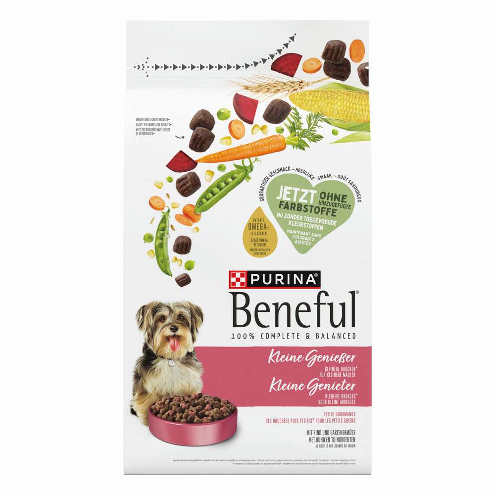 Produktabbildung Purina Hunde-Trockenfutter Beneful, kleine Genießer, Rind/Gartengemüse
