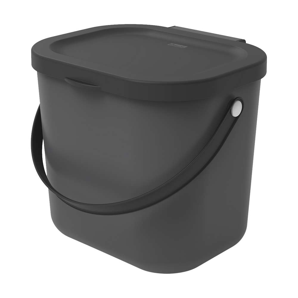 Produktabbildung Rotho Recycling Müllsystem 6 l Albula Anthrazit
