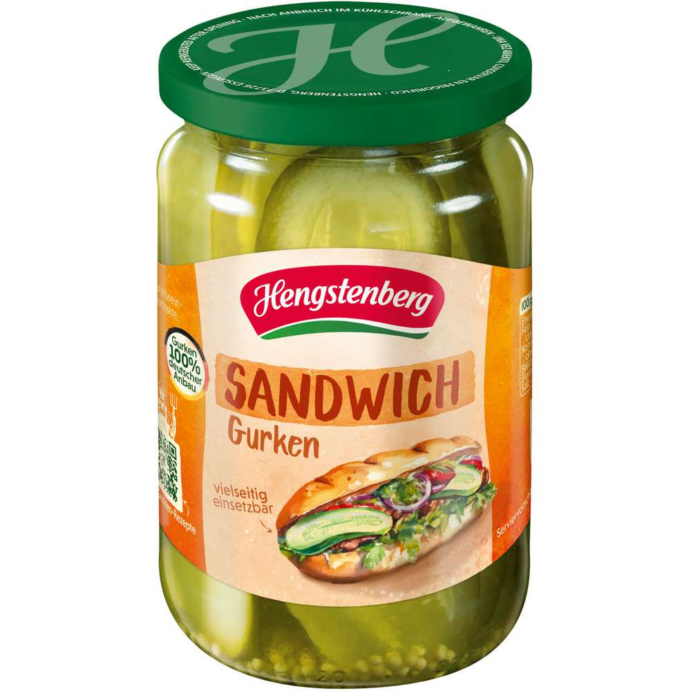Produktabbildung Hengstenberg Sandwichgurken