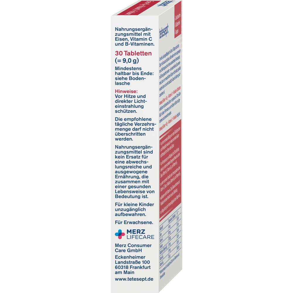Produktabbildung tetesept Eisen +B12+C+Folsäure