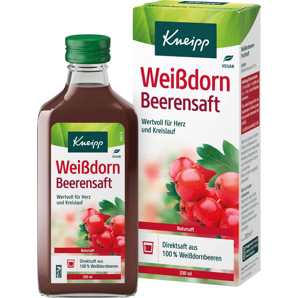 Produktabbildung Kneipp Weißdornbeerensaft