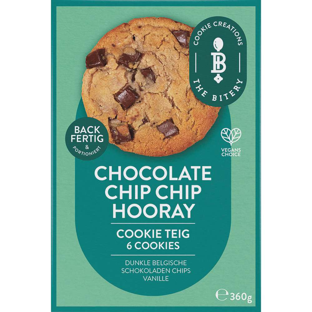 Produktabbildung THE BITERY Cookie Teig, Chocolate Chip Chip Hooray