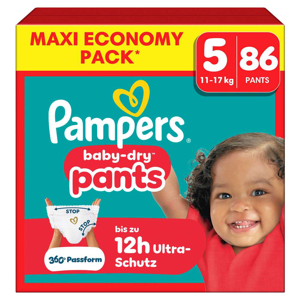 Produktabbildung Pampers Baby Pants Baby Dry Gr.5 Junior 11-17 kg