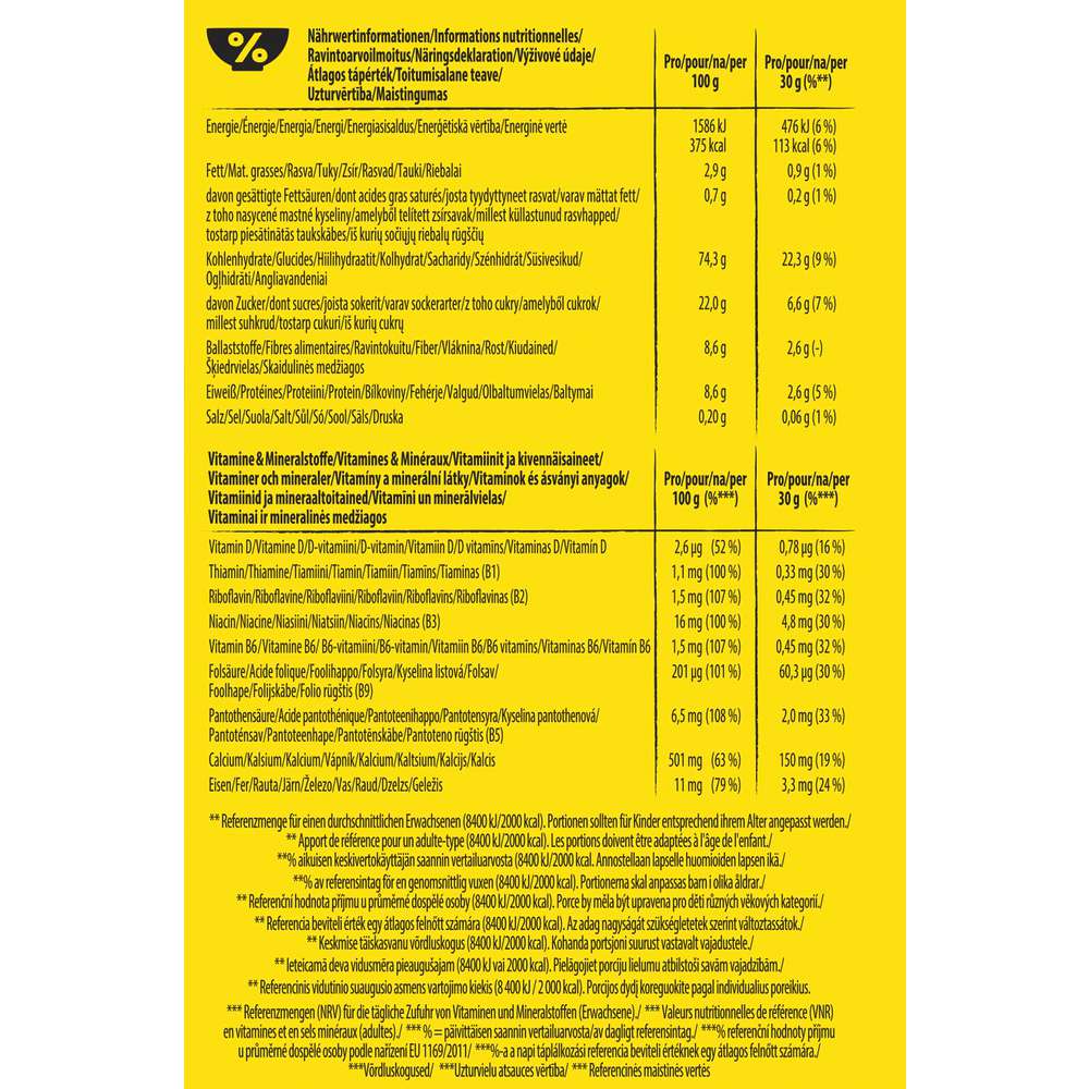 Produktabbildung Nesquik Knusper-Frühstück, Schoko Cerealien mit Vollkorn