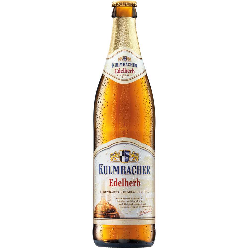 Produktabbildung Kulmbacher Pilsener Bier, edelherb 4,9%