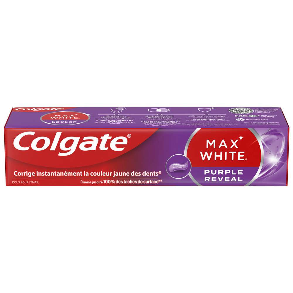 Produktabbildung Colgate Zahncreme Max White, Purple Reveal