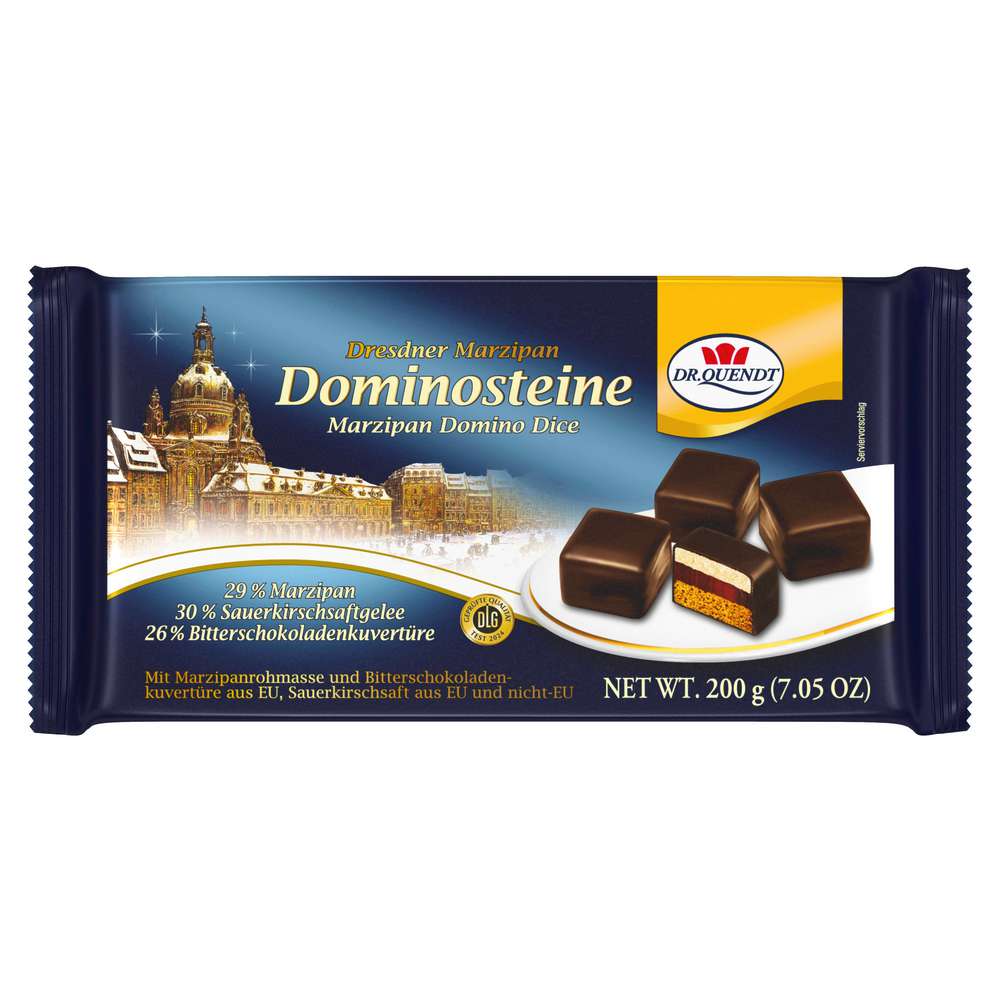 Produktabbildung Dr. Quendt Dresdner Marzipan-Domino Steine