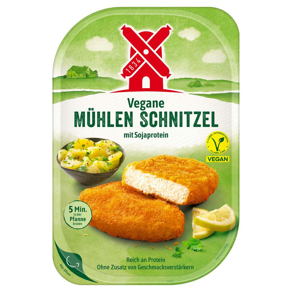 Produktabbildung Rügenwalder Mühle Vegetarische Mühlen Schnitzel, klassisch