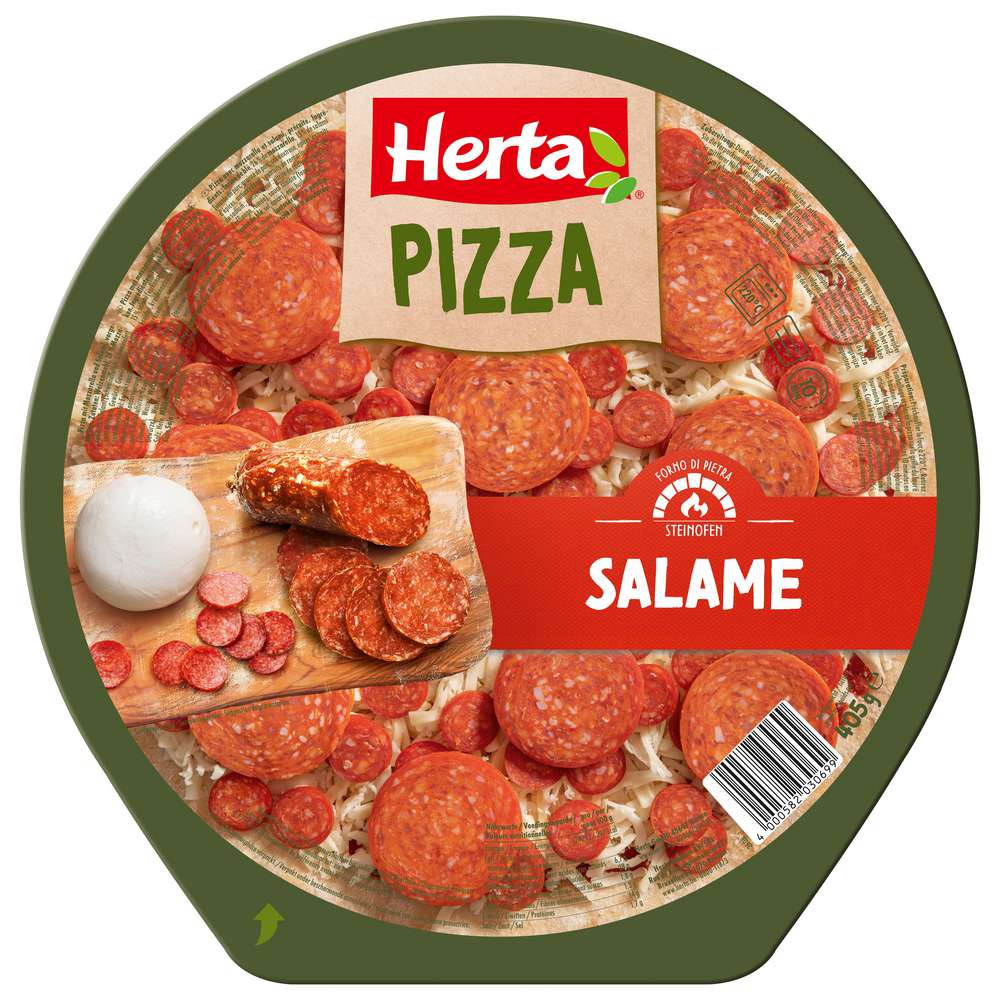 Produktabbildung Herta Pizza Salame, tiefgekühlt