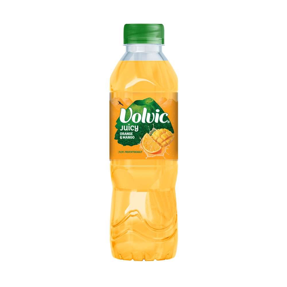 Produktabbildung Volvic Wasser mit Geschmack Juicy, Orange-Mango-Geschmack