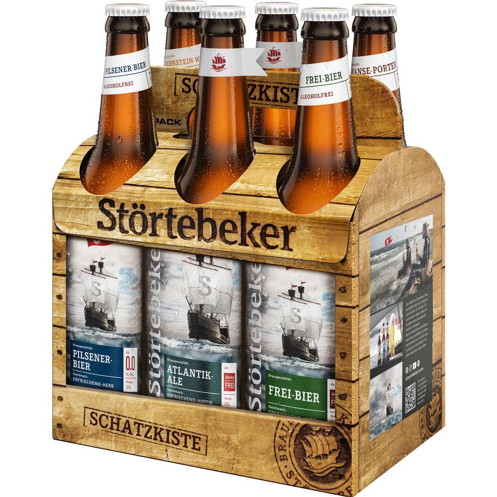 Produktabbildung Störtebeker Bier Schatzkiste Alkoholfrei