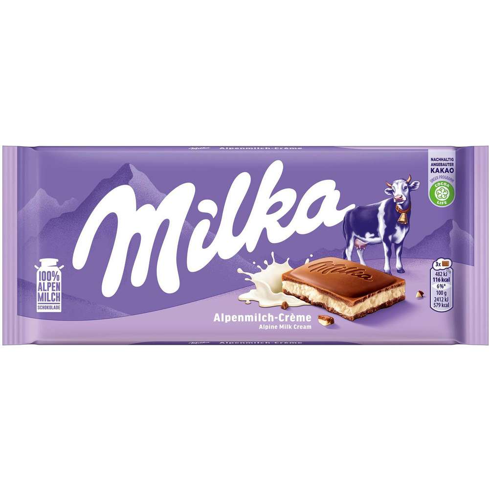 Produktabbildung Milka Tafelschokolade, Milch