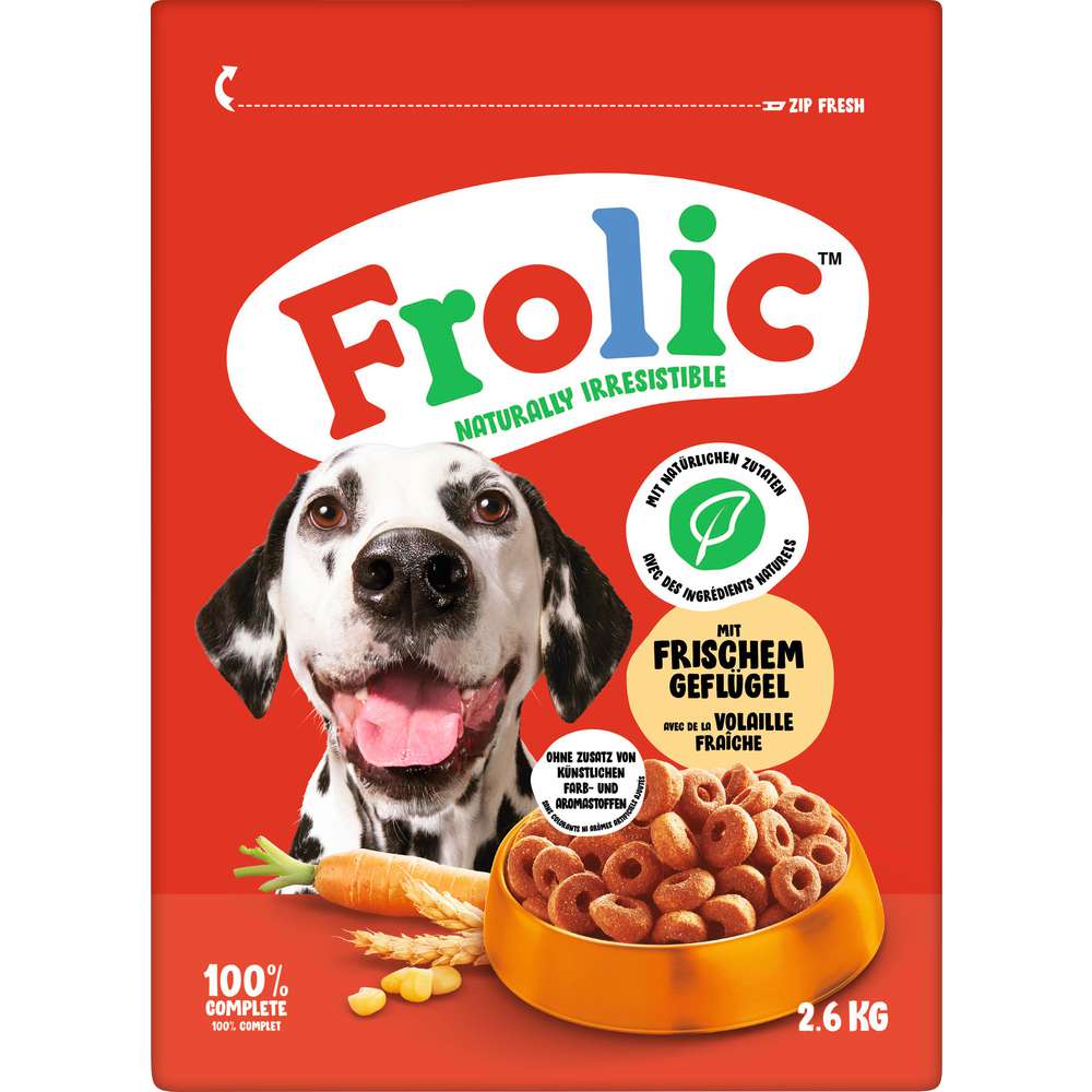 Produktabbildung Frolic Hunde-Trockenfutter, Geflügel