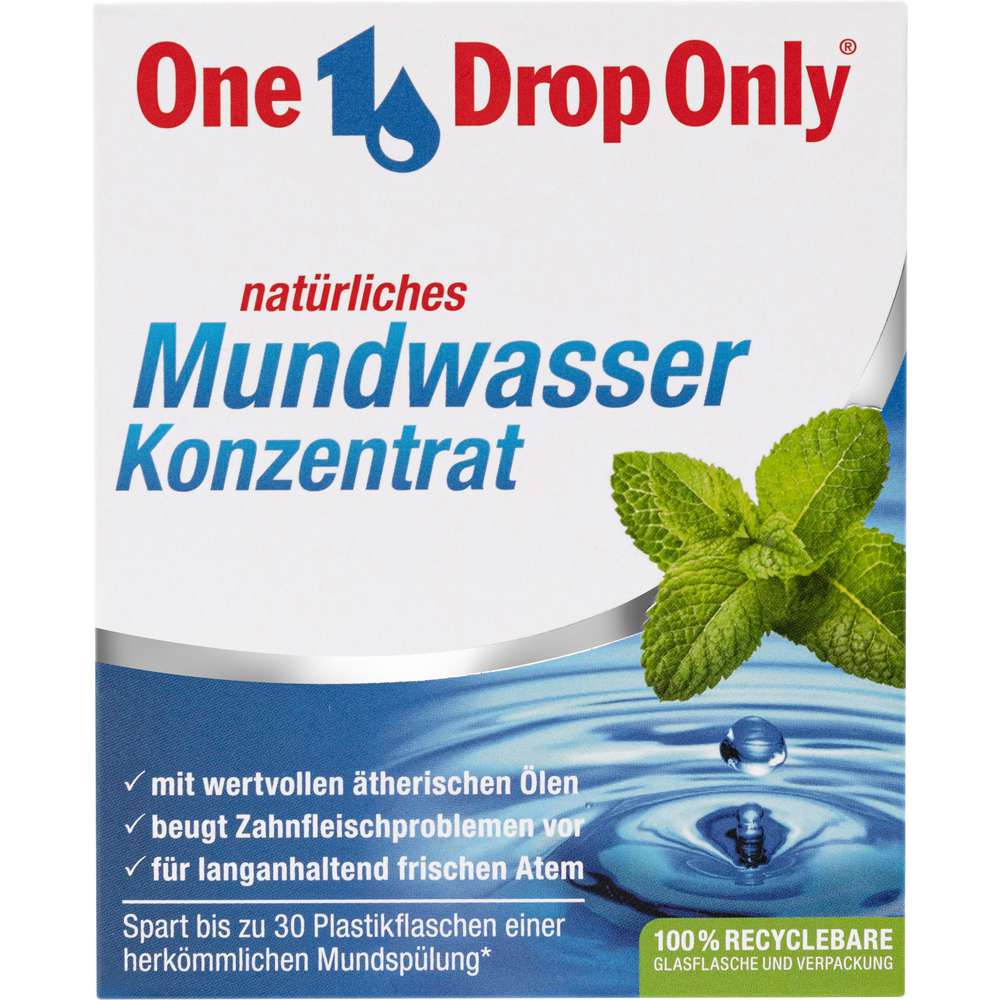 Produktabbildung One Drop Only Mundwasserkonzentrat