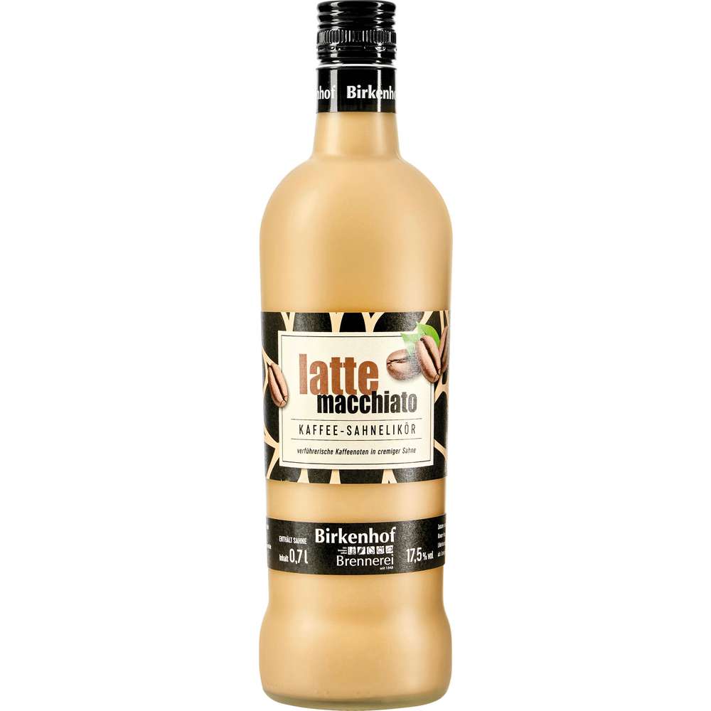 Produktabbildung Birkenhof Latte Macchiatto Kaffeesahne-Likör 17,5%