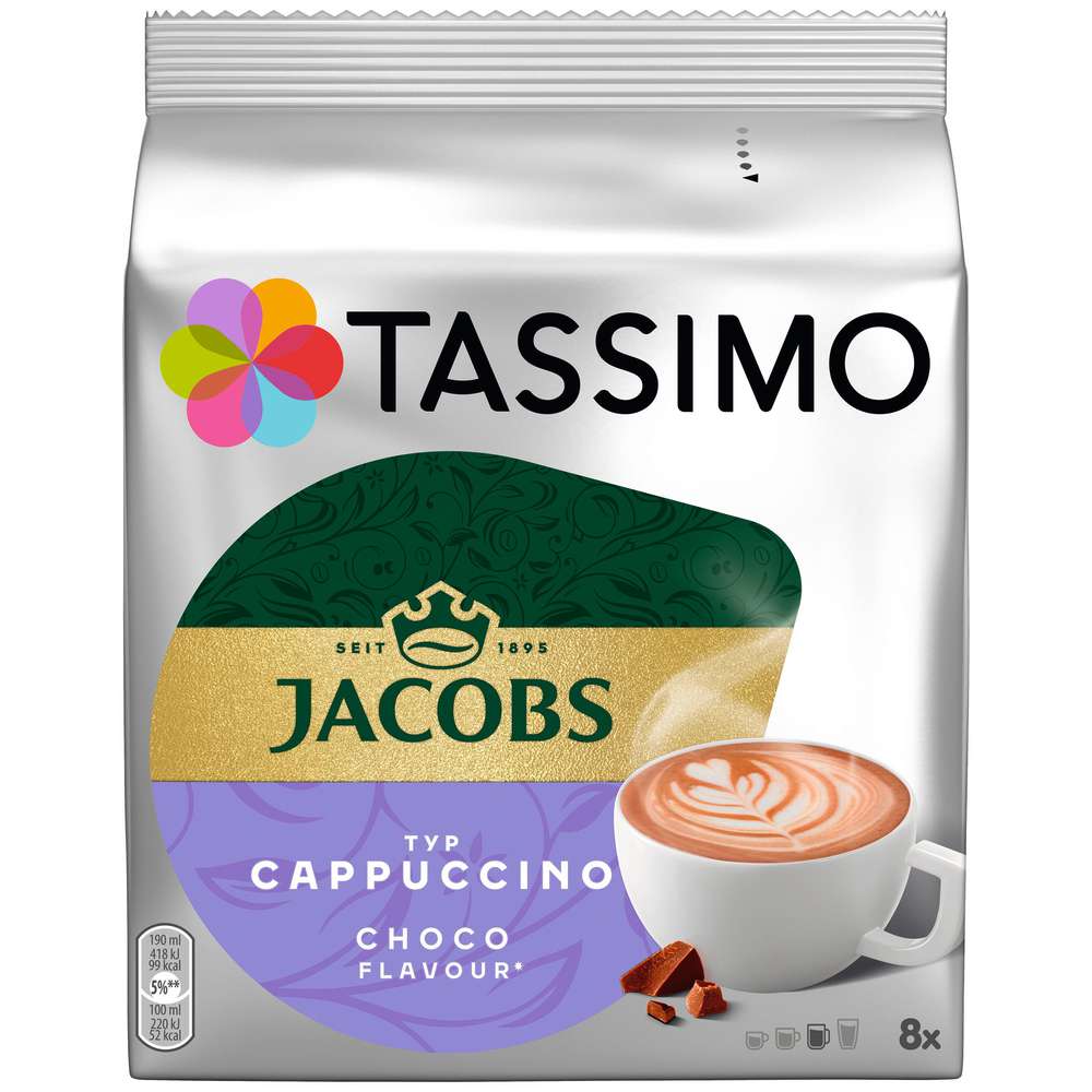 Produktabbildung Tassimo Kaffee Kapseln, Cappuccino Choco