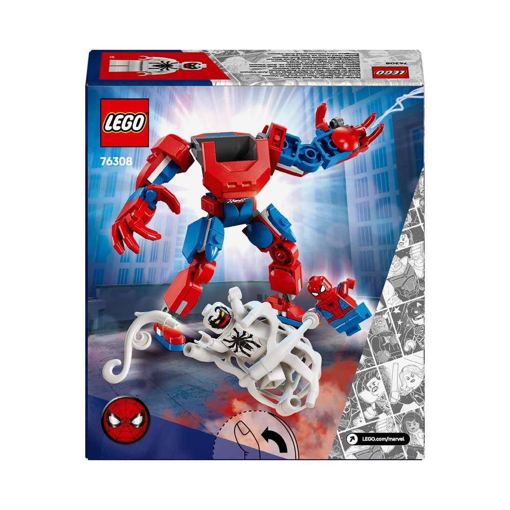 Produktabbildung Lego LEGO Marvel Spider-Man Mech vs. Anti-Venom 76308