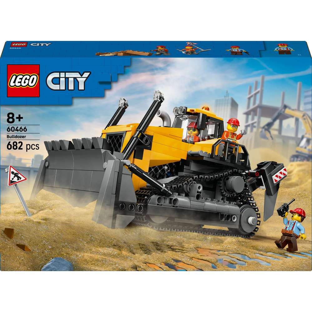 Produktabbildung Lego LEGO City Gelber Bulldozer 60466