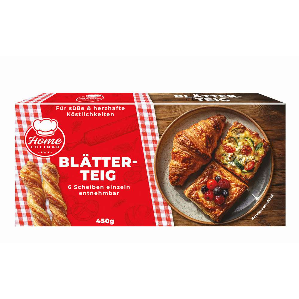 Produktabbildung Dovgan Home Culinar Blätterteig, tiefgekühlt