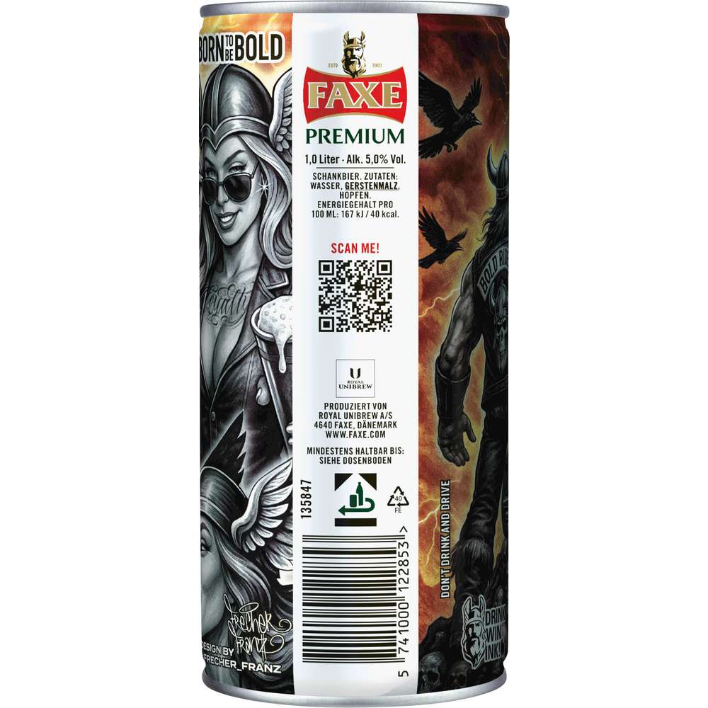 Produktabbildung Faxe Premium Lagerbier 5%