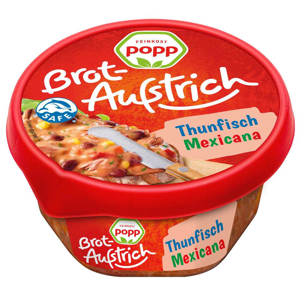 Produktabbildung Popp Brotaufstrich, Thunfisch Mexico