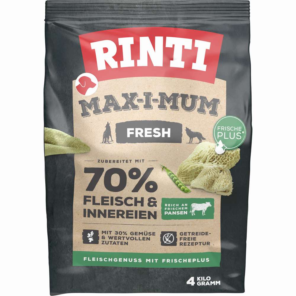 Produktabbildung Rinti Hunde-Trockenfutter Maximum, Pansen