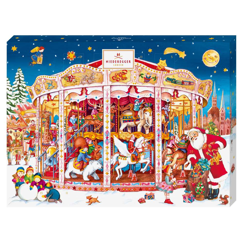 Produktabbildung Niederegger Adventskalender Karussell, Pralinen
