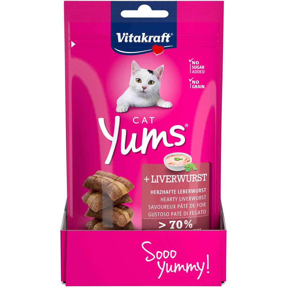 Produktabbildung Vitakraft Katzen-Snack Yums, Leberwurst