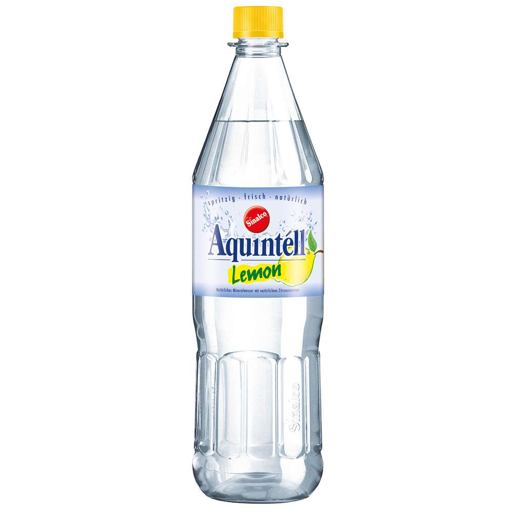 Produktabbildung Aquintéll Mineralwasser mit Zitrone, Spritzig