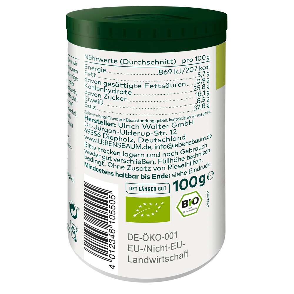 Produktabbildung Lebensbaum Avocado Gewürzzubereitung 