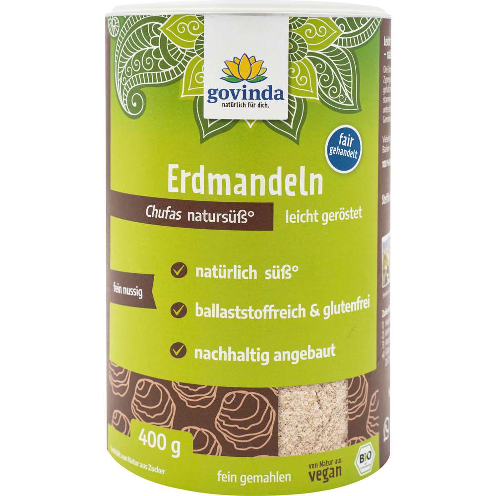 Produktabbildung Govinda Bio Erdmandeln, gemahlen