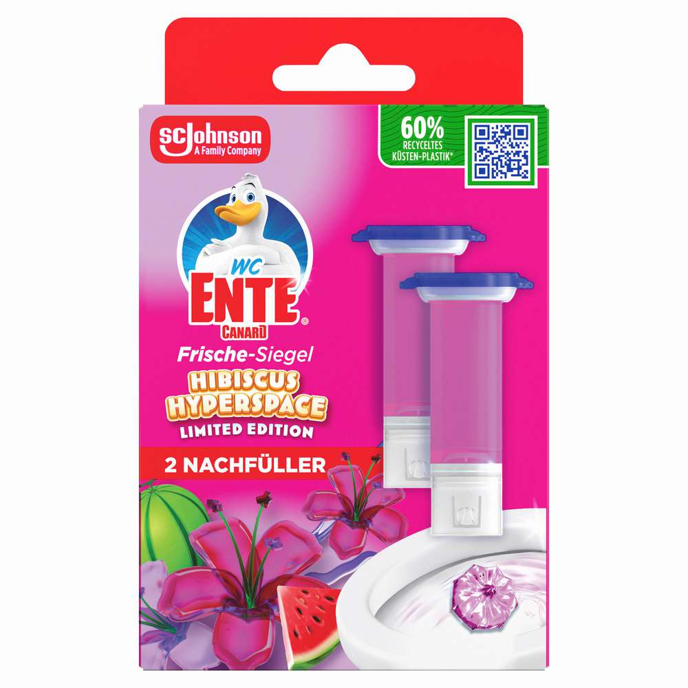 Produktabbildung WC Ente Duftspüler Frische-Siegel Nachfüller, Hibiskus