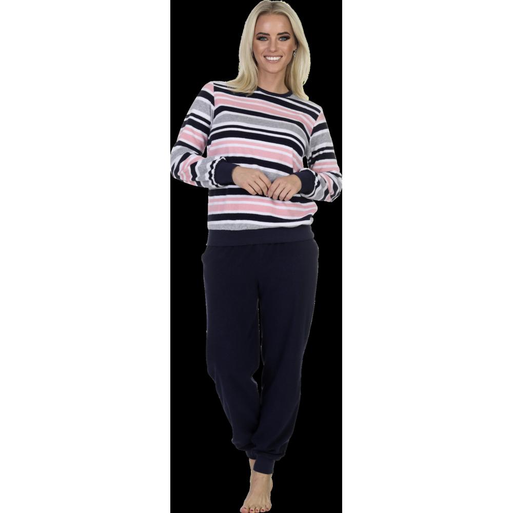 Produktabbildung keine Marke Damen- oder HerrenKuschelfrottee-Schlafanzug, je Set