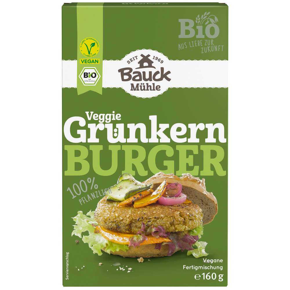 Produktabbildung Bauckhof Bio-Grünkern-Burger Fertigmischung