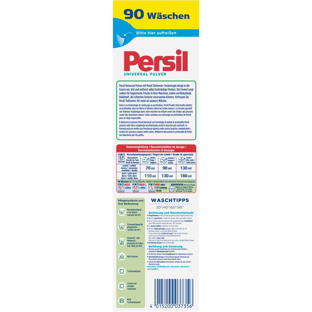 Produktabbildung Persil Universal-Waschmittel Pulver