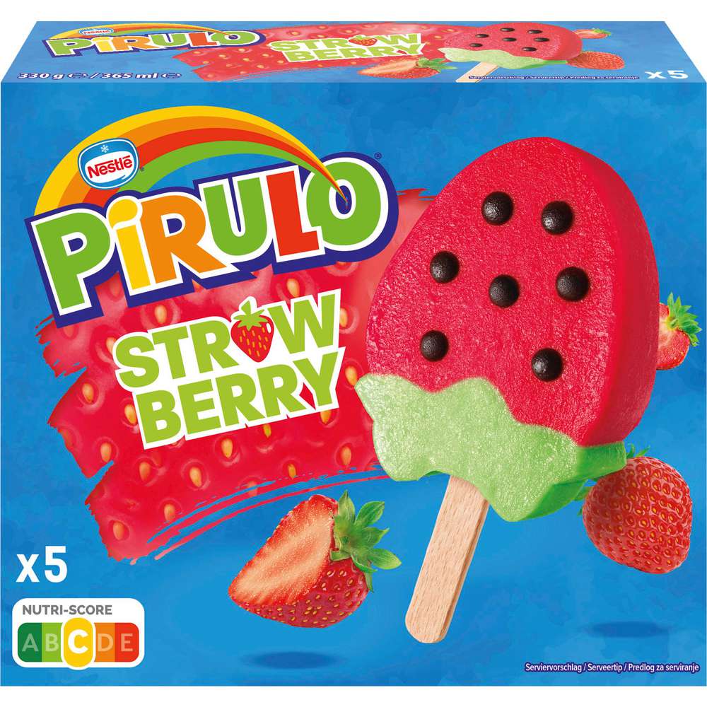 Produktabbildung Nestle Eis, Pirulo Strawberry