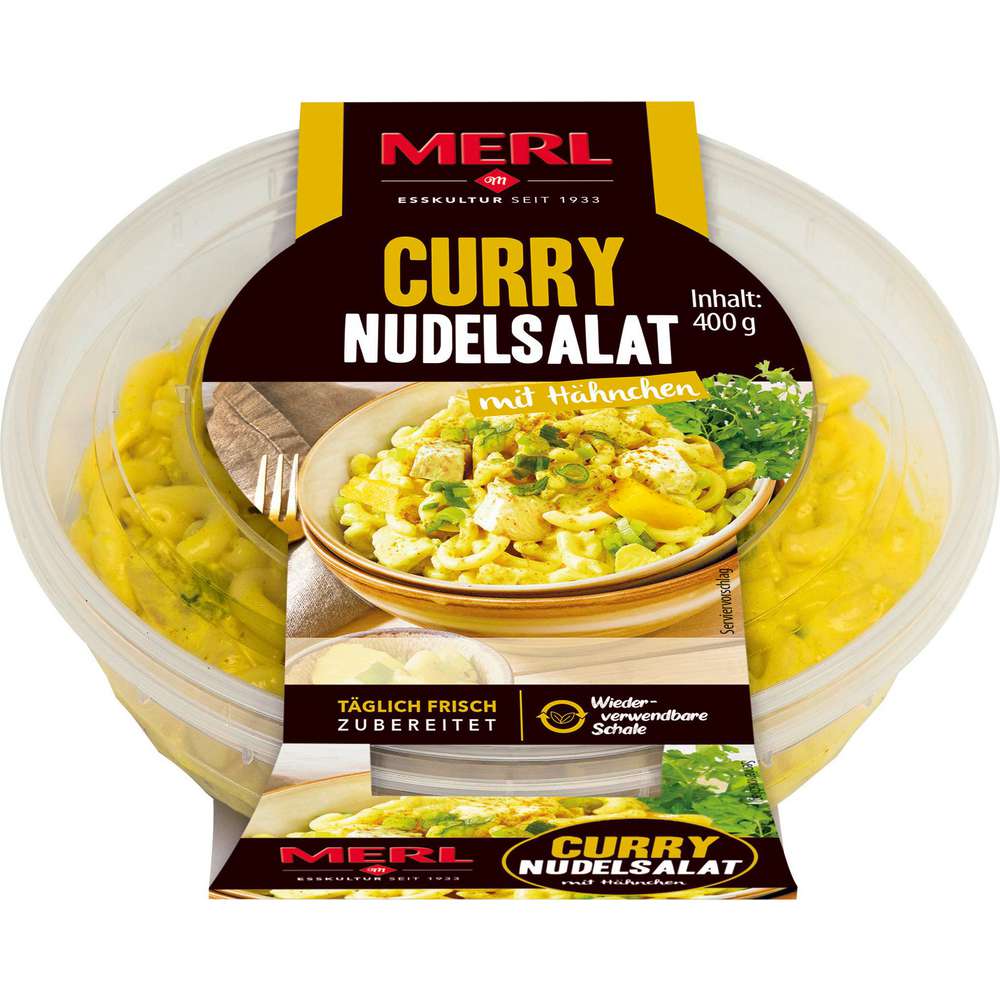 Produktabbildung Merl Curry Nudelsalat mit Hähnchen