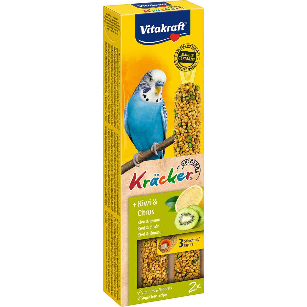 Produktabbildung Vitakraft Vogelfutter Kräcker, Kiwi & Citrus