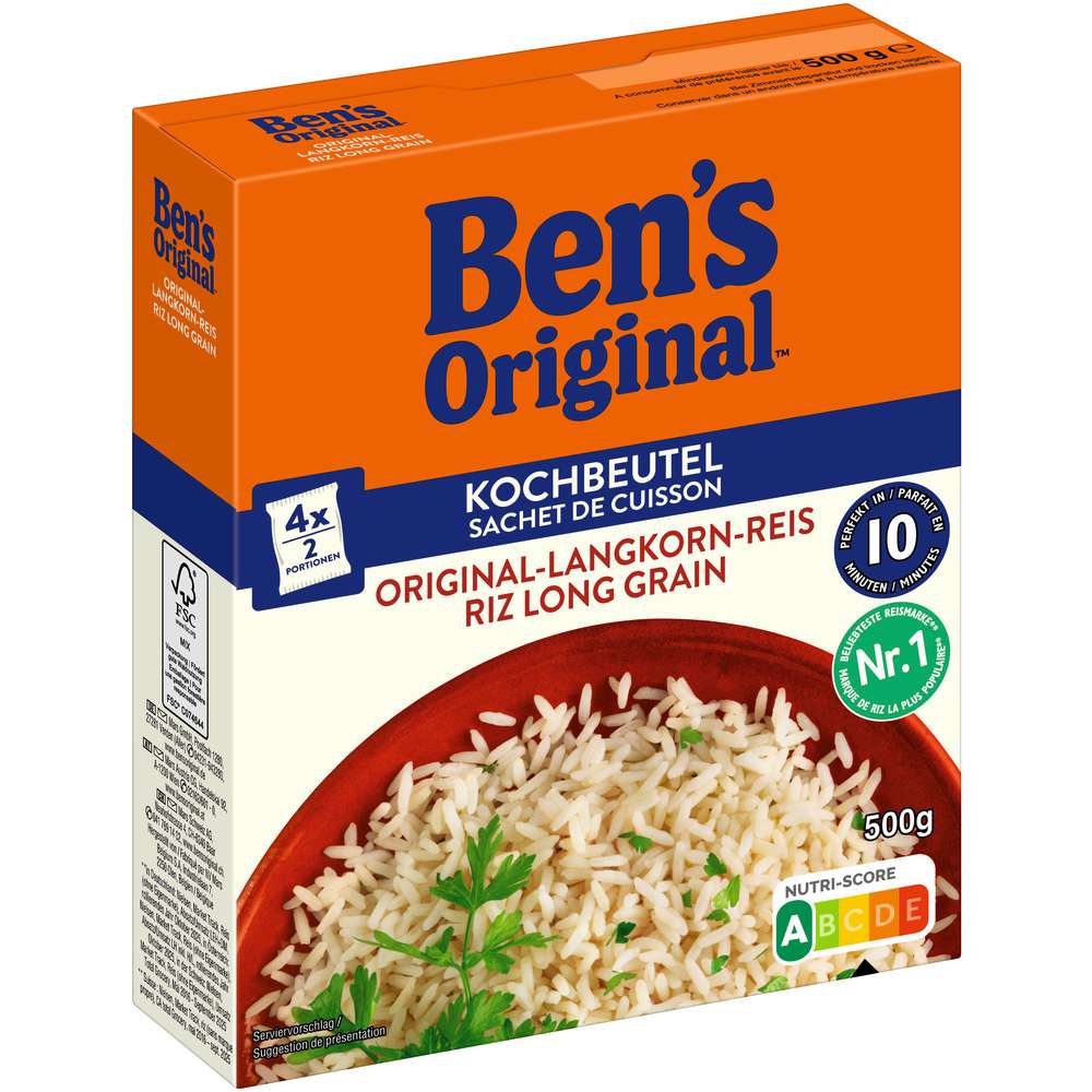 Produktabbildung BEN'S ORIGINAL Langkornreis Kochbeutel