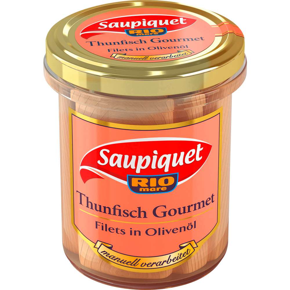 Produktabbildung Saupiquet Thunfischfilets Gourmet in Olivenöl