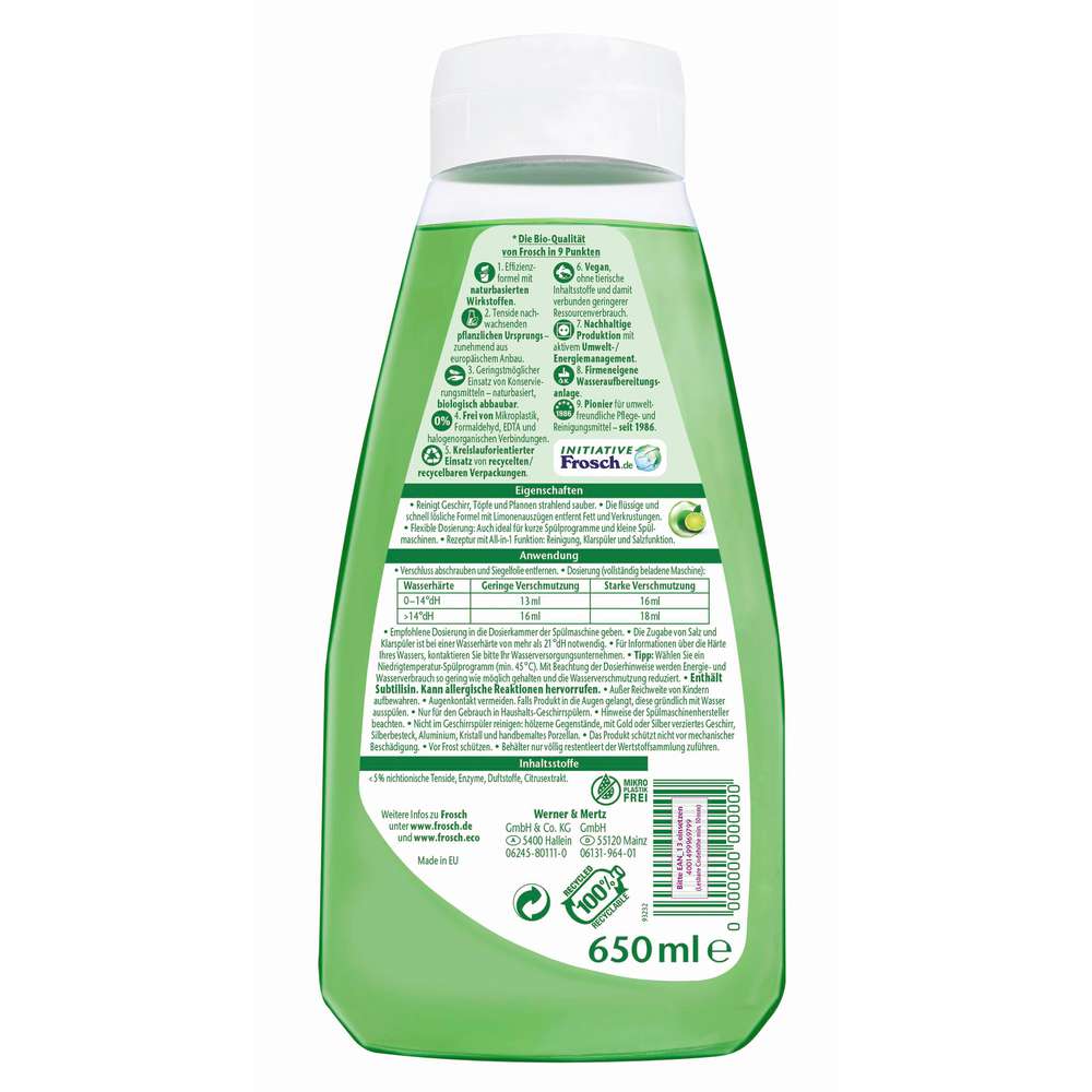 Produktabbildung Frosch Maschinengeschirrspül-Gel All-In-1, Limone