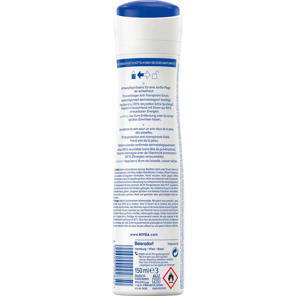 Produktabbildung Nivea Deospraym Original Care