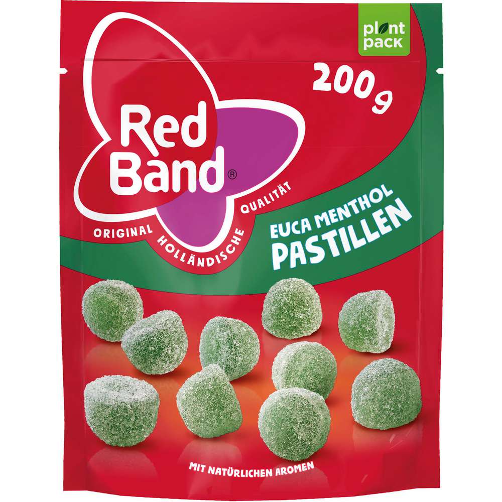 Produktabbildung Red Band Euca Menthol Pastillen