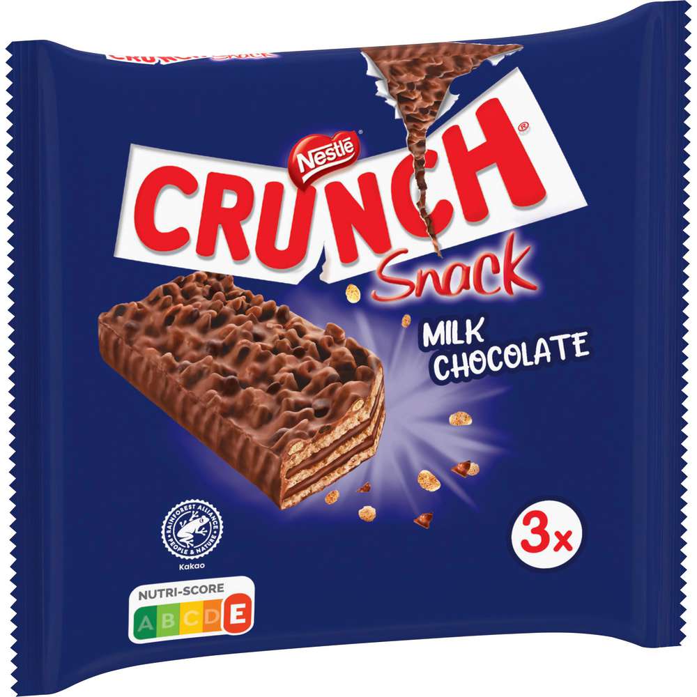 Produktabbildung Nestle Crunch Snack, Milchschokolade