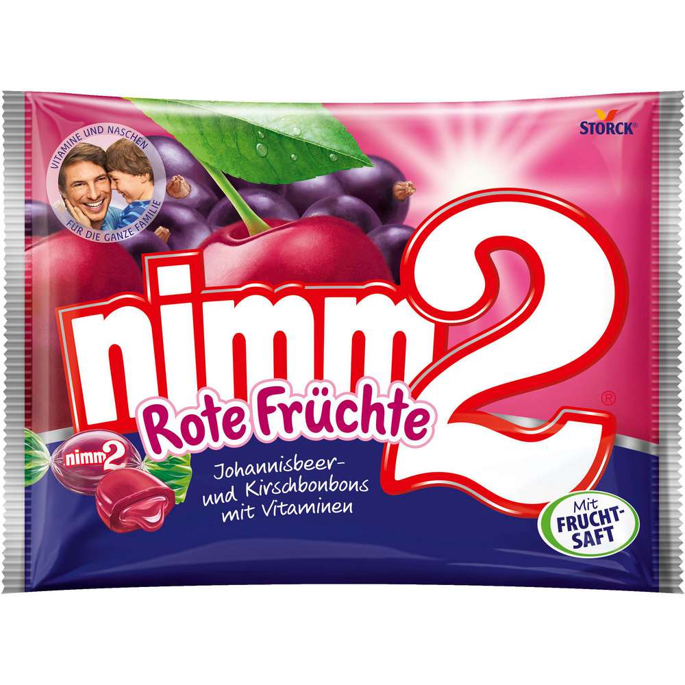 Produktabbildung Nimm2 Bonbons, Rote Früchte