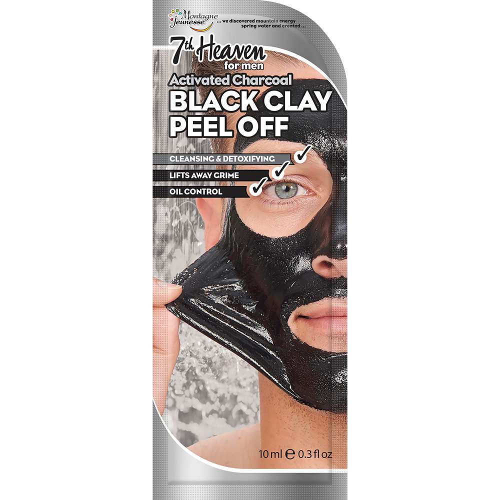 Produktabbildung 7th Heaven Peel Off Maske Für Männer, Aktivkohle