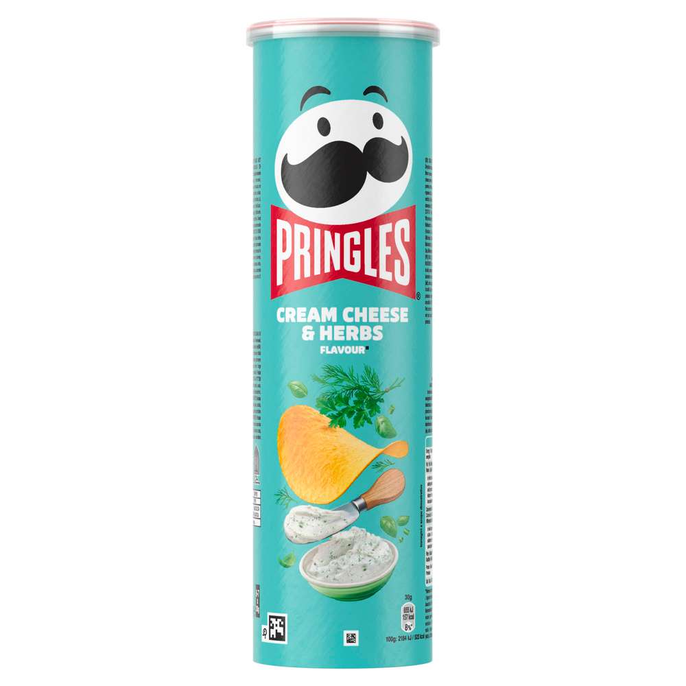 Produktabbildung Pringles Chips, Cream Cheese & Herbs