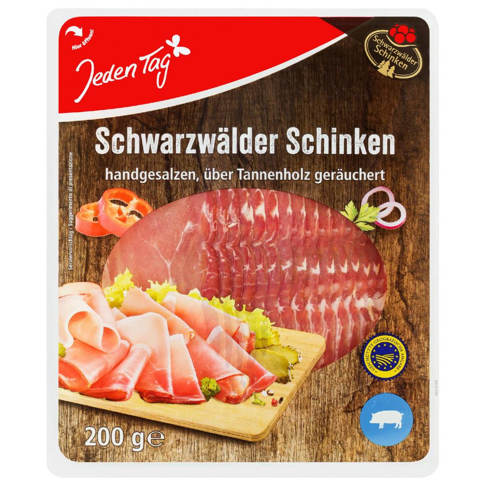 Produktabbildung keine Marke Jeden Tag  Schwarzwälder Schinken, 200 g