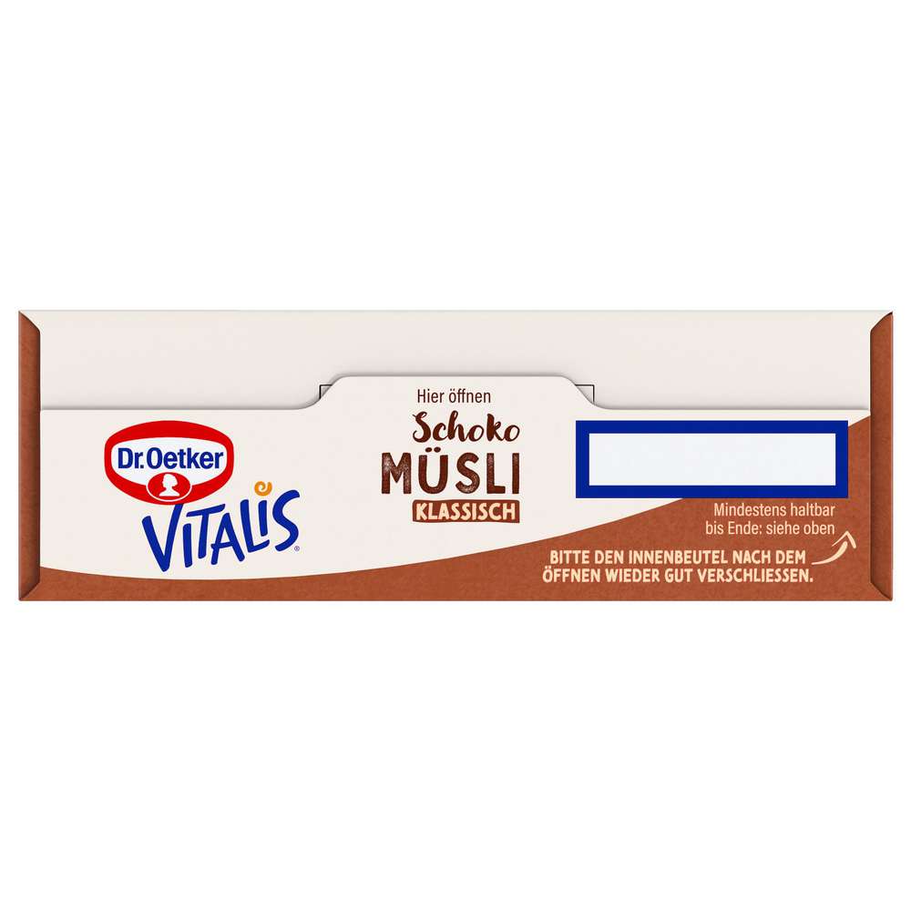 Produktabbildung Dr. Oetker Vitalis Schoko Müsli klassisch