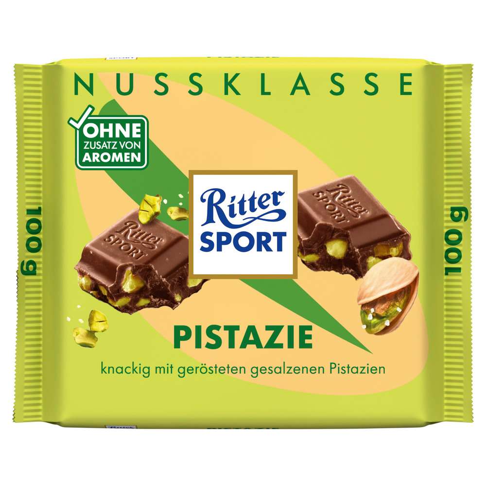 Produktabbildung Ritter Sport Tafelschokolade, Pistazie